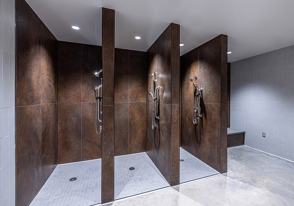 Commercial Bathroom - Showers